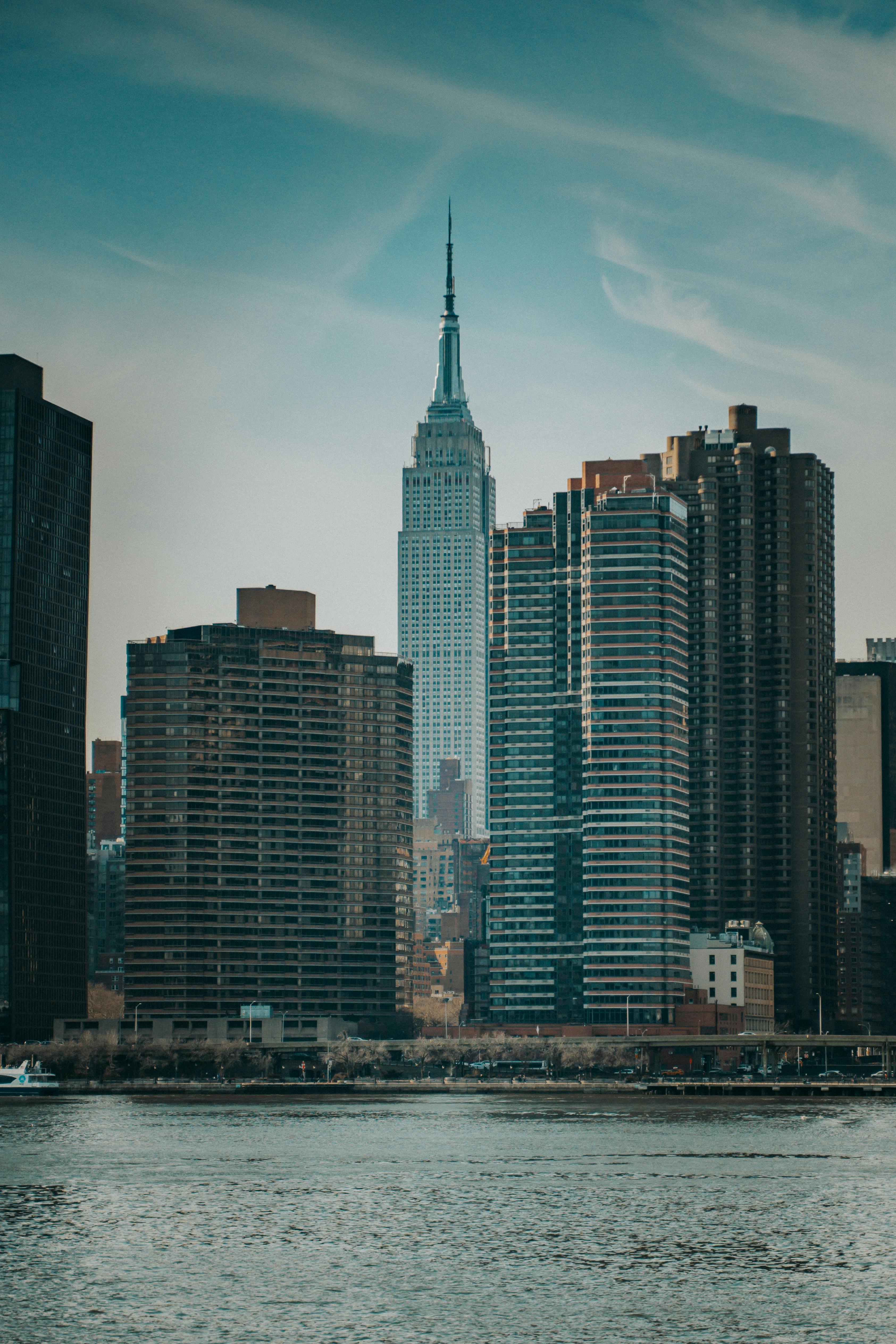 Empire State Building viewed from across the East River